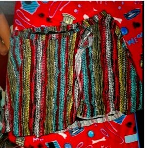 💋5/20 colorful mini skirt size large